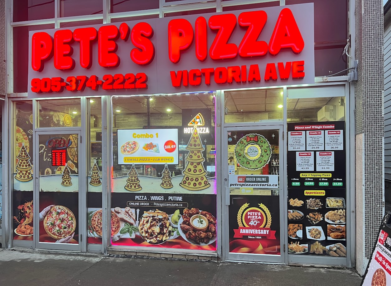 Pete's Pizza - Victoria Ave Banner